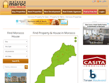 Tablet Screenshot of morocco-houses.com